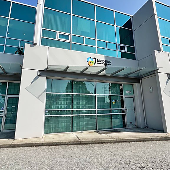 image of Modern Dental Laboratory Canada front of building